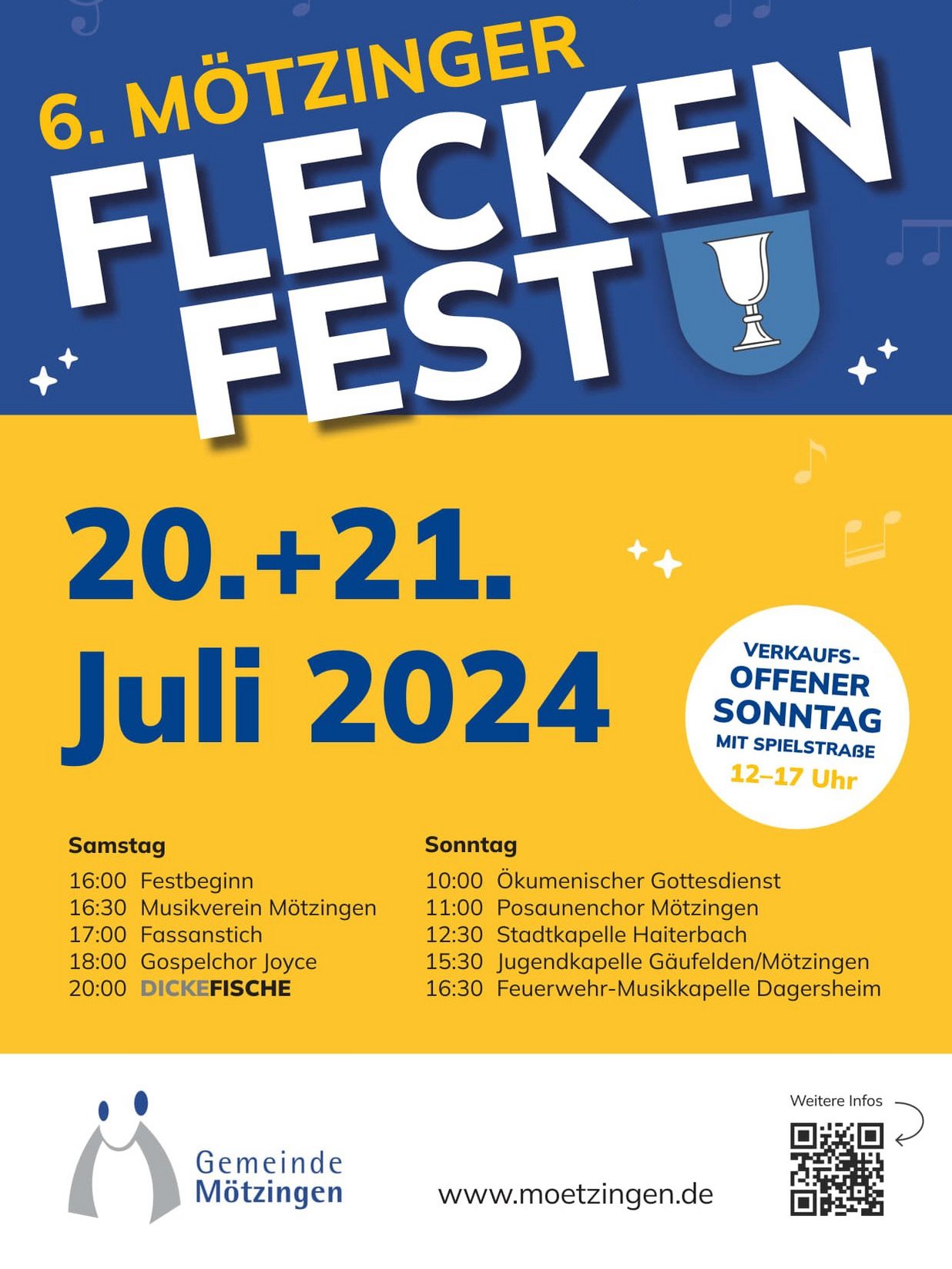 Plakat Fleckenfest